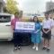 การรับมอบท่อพีวีซีจาก บริษัท อุตสาหกรรมท่อน้ำไทย จำกัด